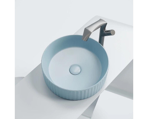 Раковина-чаша Ceramicanova Element 36 CN6057ML Голубая матовая