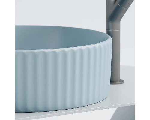 Раковина-чаша Ceramicanova Element 36 CN6057ML Голубая матовая