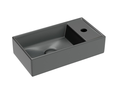 Раковина Ceramicanova Element 41 L CN6051LMDH Темный антрацит матовый