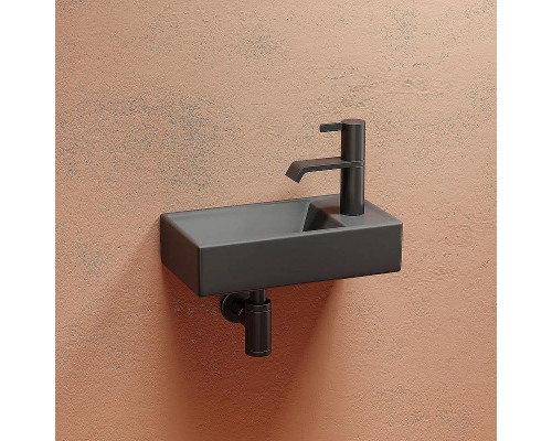 Раковина Ceramicanova Element 41 L CN6051LMDH Темный антрацит матовый