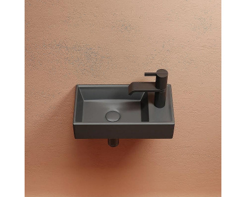 Раковина Ceramicanova Element 41 L CN6051LMDH Темный антрацит матовый