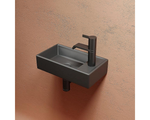 Раковина Ceramicanova Element 41 L CN6051LMDH Темный антрацит матовый