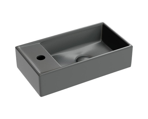 Раковина Ceramicanova Element 41 R CN6051RMDH Темный антрацит матовый