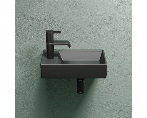 Раковина Ceramicanova Element 41 R CN6051RMDH Темный антрацит матовый