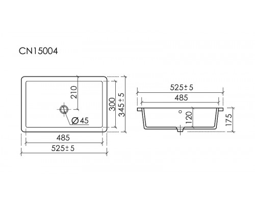 Раковина Ceramicanova Era 53 CN15004 цвет Белый
