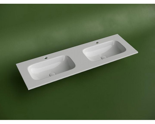 Раковина Ceramicanova Grace 140 CN7022 двойная Белая