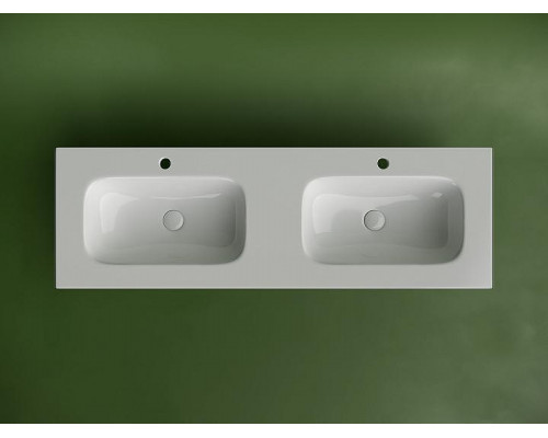 Раковина Ceramicanova Grace 140 CN7022 двойная Белая