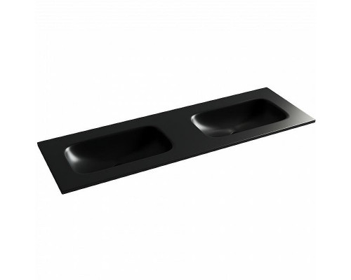 Раковина Ceramicanova Grace 140 CN7022MBwx двойная Черная матовая
