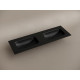 Раковина Ceramicanova Grace 140 CN7022MBwx двойная Черная матовая