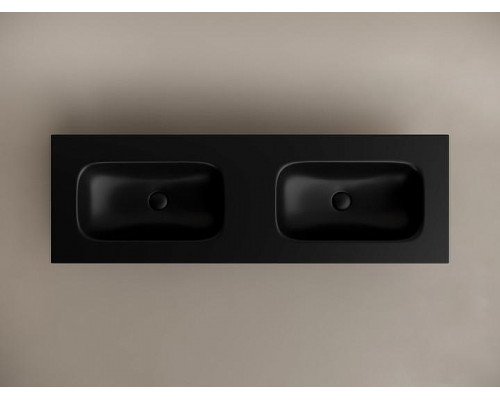 Раковина Ceramicanova Grace 140 CN7022MBwx двойная Черная матовая