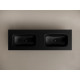 Раковина Ceramicanova Grace 140 CN7022MBwx двойная Черная матовая