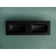 Раковина Ceramicanova Grace 140 CN7022MB двойная Черная матовая
