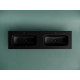 Раковина Ceramicanova Grace 160 CN7023MB двойная Черная матовая