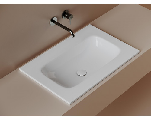 Раковина встраиваемая сверху Ceramicanova Grace 70 CN7031wx цвет Белый