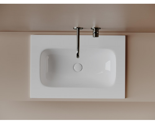 Раковина встраиваемая сверху Ceramicanova Grace 70 CN7031wx цвет Белый