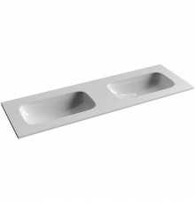 Мебельная раковина Ceramicanova Grace 140 CN7022wx двойная цвет Белый