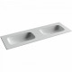 Мебельная раковина Ceramicanova Grace 140 CN7022wx двойная цвет Белый