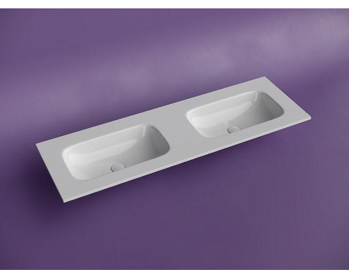 Мебельная раковина Ceramicanova Grace 140 CN7022wx двойная цвет Белый