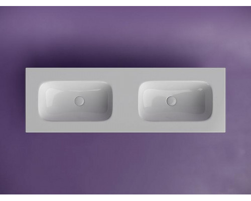 Мебельная раковина Ceramicanova Grace 140 CN7022wx двойная цвет Белый