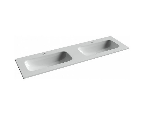 Мебельная раковина Ceramicanova Grace 160 CN7023 двойная Белая