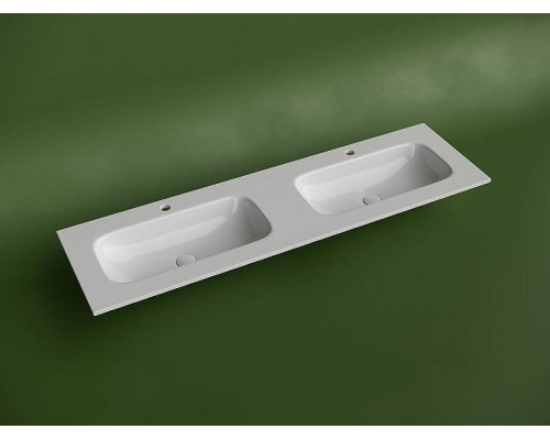 Мебельная раковина Ceramicanova Grace 160 CN7023 двойная Белая