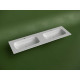Мебельная раковина Ceramicanova Grace 160 CN7023 двойная Белая
