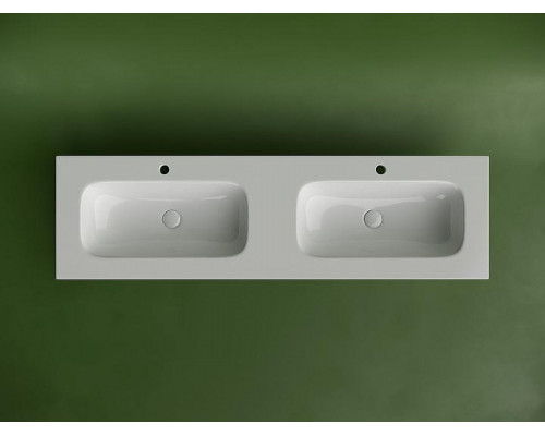 Мебельная раковина Ceramicanova Grace 160 CN7023 двойная Белая