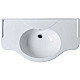 Купить Раковина Cezares Azzurra Giunone 110 GIU200110/ALZA Bianco в магазине сантехники Santeh-Crystal.ru