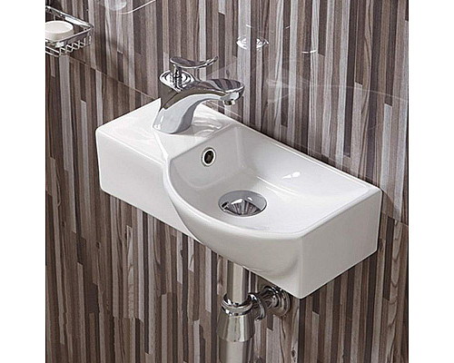 Приобрести Раковина Comforty 40 R 7947AR 00004150353 Белая в магазине сантехники Santeh-Crystal.ru