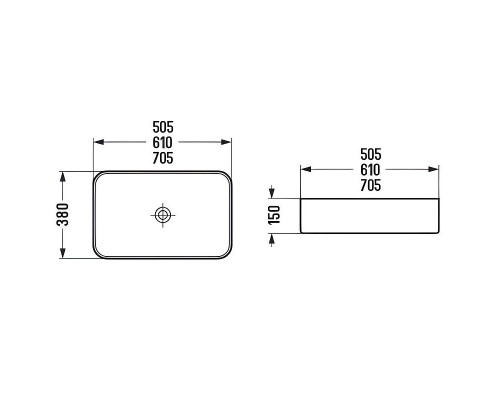 Купить Раковина-чаша Comforty 50 78575-50 00-00012234 Белая в магазине сантехники Santeh-Crystal.ru