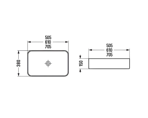 Купить Раковина-чаша Comforty 60 78575-60 00-00012235 Белая в магазине сантехники Santeh-Crystal.ru