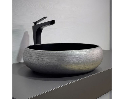 Заказать Раковина-чаша Comforty 41.5 78653 00-00012232 Серебро Черная в магазине сантехники Santeh-Crystal.ru
