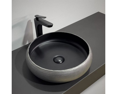 Заказать Раковина-чаша Comforty 41.5 78653 00-00012232 Серебро Черная в магазине сантехники Santeh-Crystal.ru