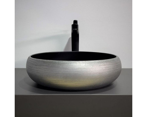 Заказать Раковина-чаша Comforty 41.5 78653 00-00012232 Серебро Черная в магазине сантехники Santeh-Crystal.ru