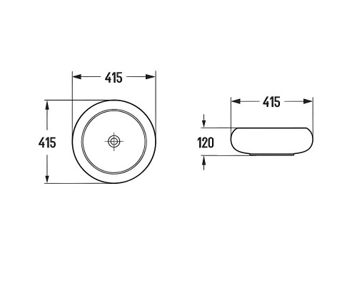 Заказать Раковина-чаша Comforty 41.5 78653 00-00012232 Серебро Черная в магазине сантехники Santeh-Crystal.ru