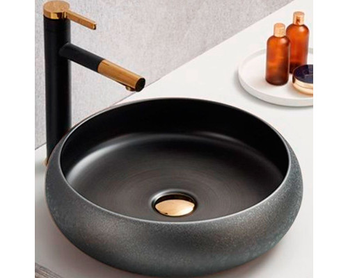 Заказать Раковина-чаша Comforty 41.5 78653 00-00012232 Серебро Черная в магазине сантехники Santeh-Crystal.ru