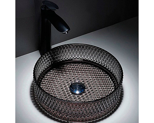 Купить Раковина-чаша Comforty 36 GL03 00-00011841 Черная в магазине сантехники Santeh-Crystal.ru