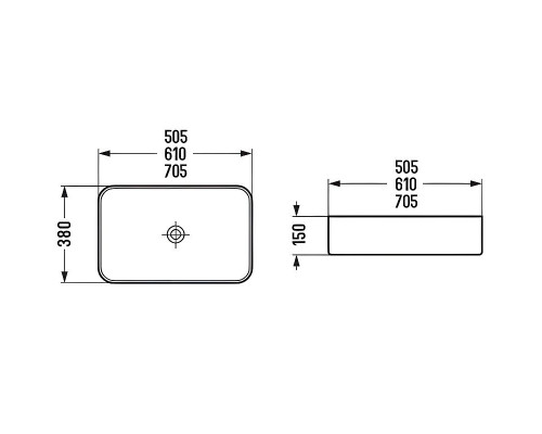 Заказать Раковина-чаша Comforty 61 78575MDG-60 00-00012535 Темно-зеленая матовая в магазине сантехники Santeh-Crystal.ru