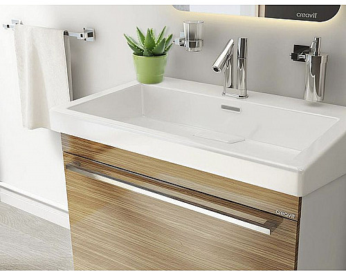 Заказать Раковина Creavit Epic 80 EP080-00CB00E-0000 Белая в магазине сантехники Santeh-Crystal.ru