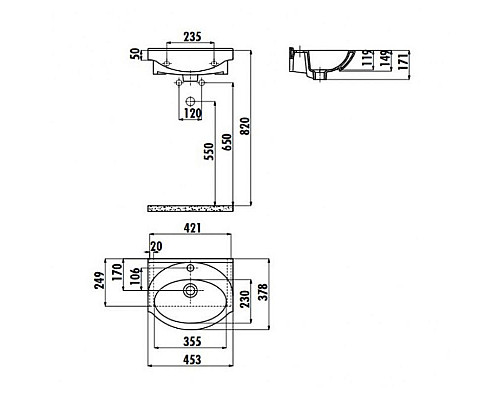 Santeh-Crystal.ru: Раковина Creavit Etol 45 ET045-00CB00E-0000 Белая Заказать Раковина Creavit Etol 45 ET045-00CB00E-0000 Белая в магазине сантехники Santeh-Crystal.ru