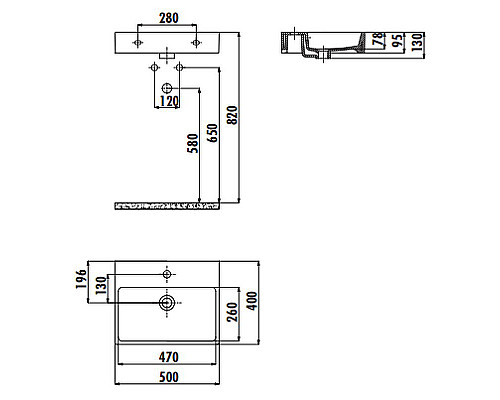 Santeh-Crystal.ru: Раковина Creavit Next 50 NX242-H.00000 Белая Купить Раковина Creavit Next 50 NX242-H.00000 Белая в магазине сантехники Santeh-Crystal.ru