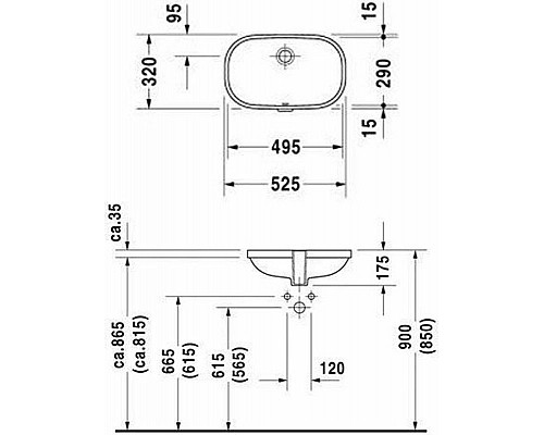 Santeh-Crystal.ru: Раковина Duravit D-code 53 0338490000 Белый Купить Раковина Duravit D-code 53 0338490000 Белый в магазине сантехники Santeh-Crystal.ru