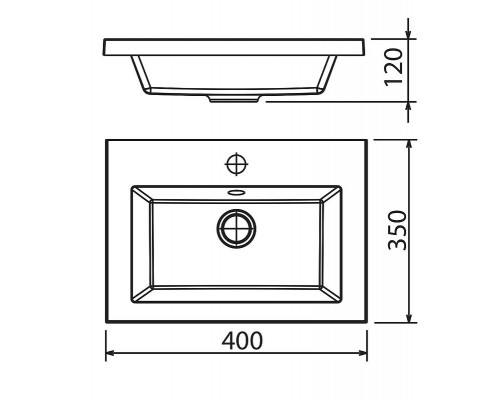 Приобрести Раковина Florentina Анита 40 10.150.00400.001 Белая в магазине сантехники Santeh-Crystal.ru
