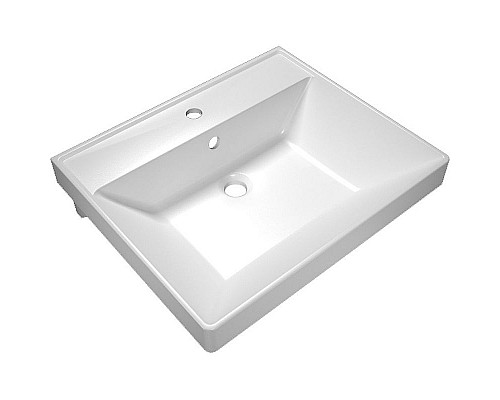 Приобрести Раковина Florentina Капелла 50 10.180.00500.001 на стиральную машину Белая в магазине сантехники Santeh-Crystal.ru