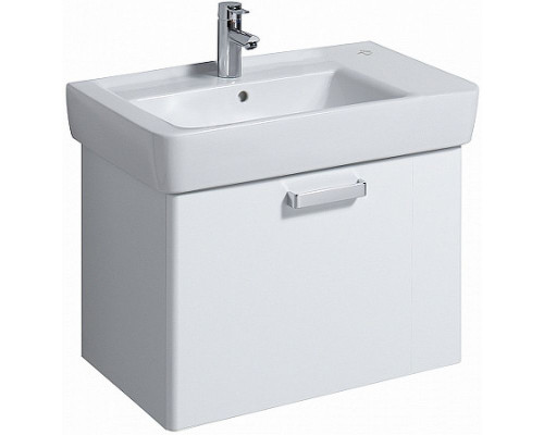 Приобрести Раковина Geberit Renova Nr.1 Plan 75 R 122180000 Белая в магазине сантехники Santeh-Crystal.ru