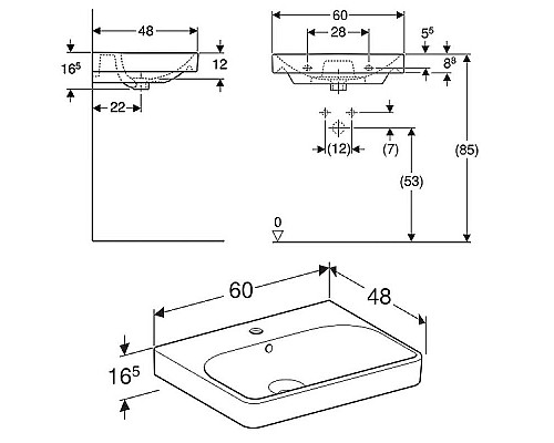 Santeh-Crystal.ru: Раковина Geberit Smyle Square 60 500.229.01.1 Белая Приобрести Раковина Geberit Smyle Square 60 500.229.01.1 Белая в магазине сантехники Santeh-Crystal.ru