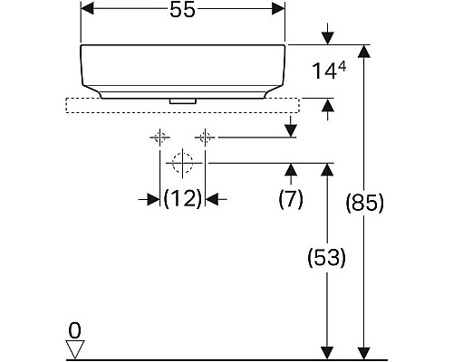 Santeh-Crystal.ru: Раковина-чаша Geberit VariForm 55 500.774.01.2 Белая Заказать Раковина-чаша Geberit VariForm 55 500.774.01.2 Белая в магазине сантехники Santeh-Crystal.ru