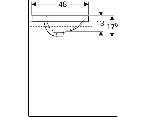Santeh-Crystal.ru: Раковина Geberit VariForm 60 500.726.01.2 Белая Заказать Раковина Geberit VariForm 60 500.726.01.2 Белая в магазине сантехники Santeh-Crystal.ru