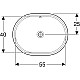 Купить Раковина Geberit VariForm 62 500.756.01.2 Белая в магазине сантехники Santeh-Crystal.ru