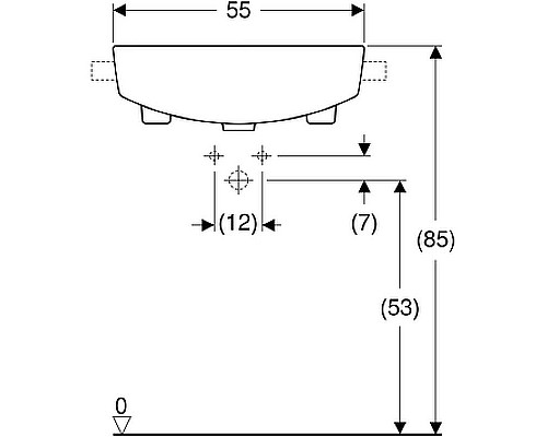 Santeh-Crystal.ru: Раковина Geberit VariForm 55 500.681.01.1 Белая Приобрести Раковина Geberit VariForm 55 500.681.01.1 Белая в магазине сантехники Santeh-Crystal.ru